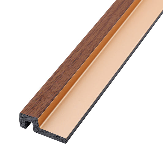 WALNUT GOLD LEFT END