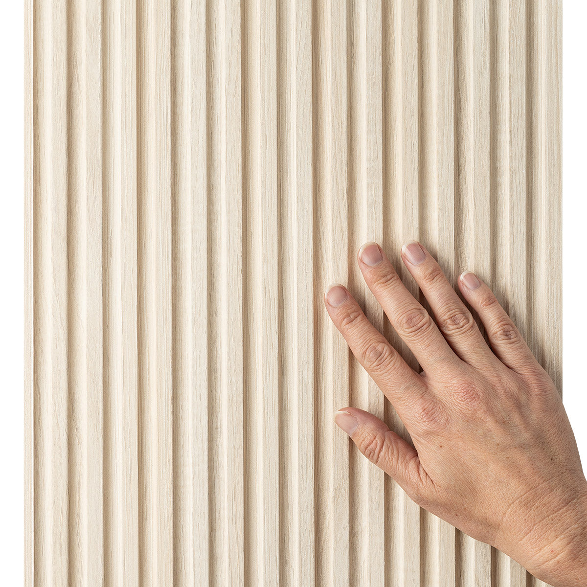 beige wall panel closeup