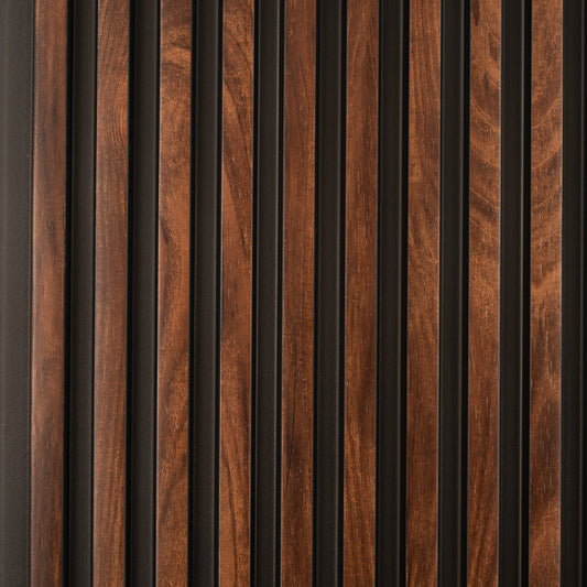 cherry dual wall panel closeup. dual coloured wall panels